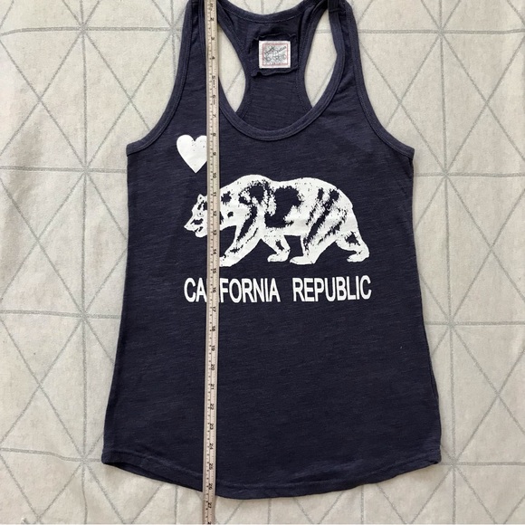 Reflex California Tank Top Beach Bear Shirt Large nwot - Picture 8 of 9